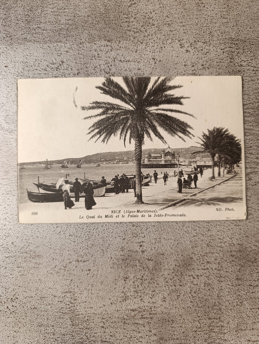 Nice – Le Quai du Midi et le Palais de la Jetée-Promenade – carte postale ancienne ND
