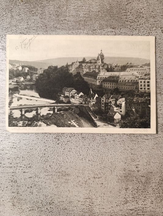 Weilburg an der Lahn – Schloss – carte postale ancienne Allemagne