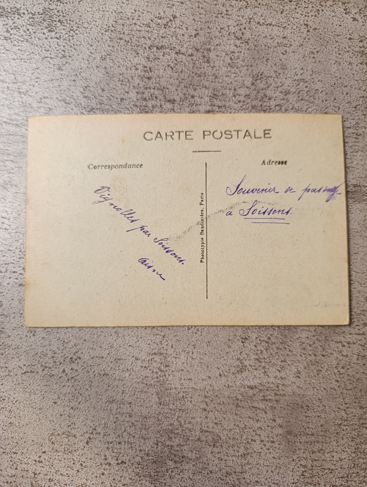 Soissons – Vue générale – carte postale ancienne