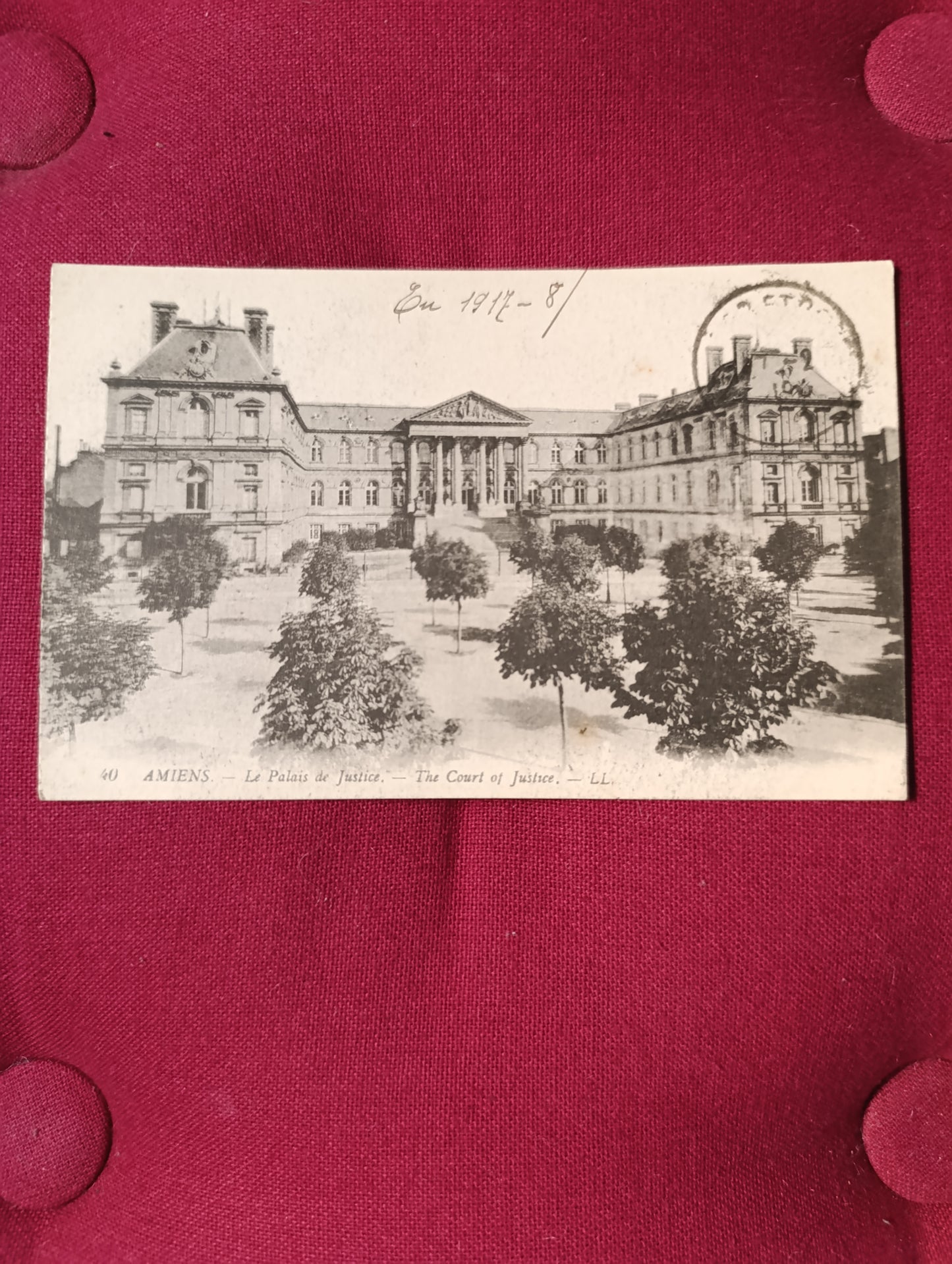 Amiens – Le Palais de Justice (vers 1914-1918)