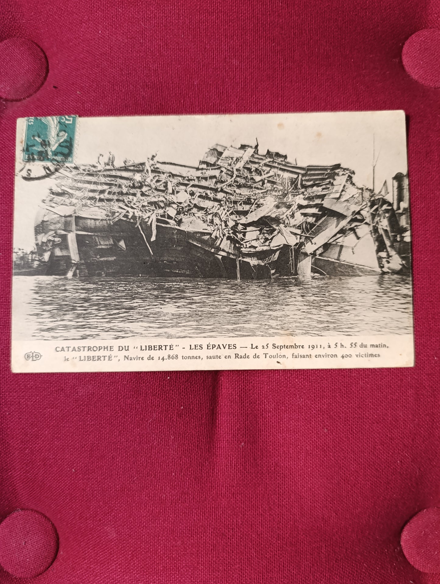 Catastrophe du « Liberté » – Les épaves – Rade de Toulon, 25 septembre 1911