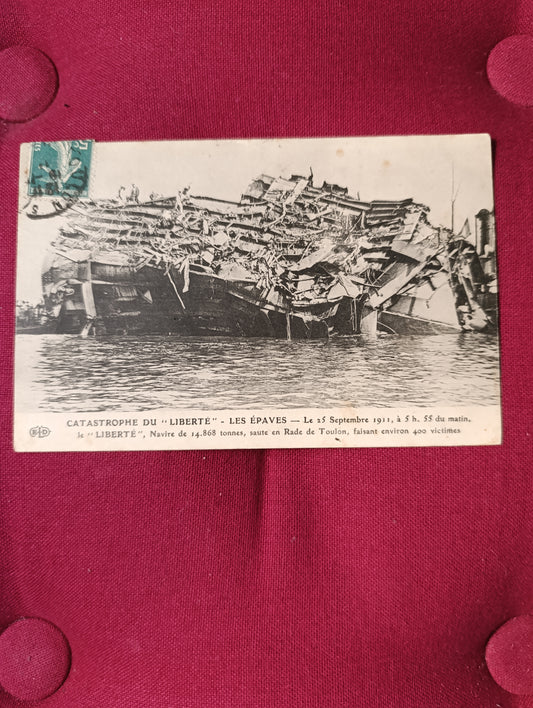 Catastrophe du « Liberté » – Les épaves – Rade de Toulon, 25 septembre 1911