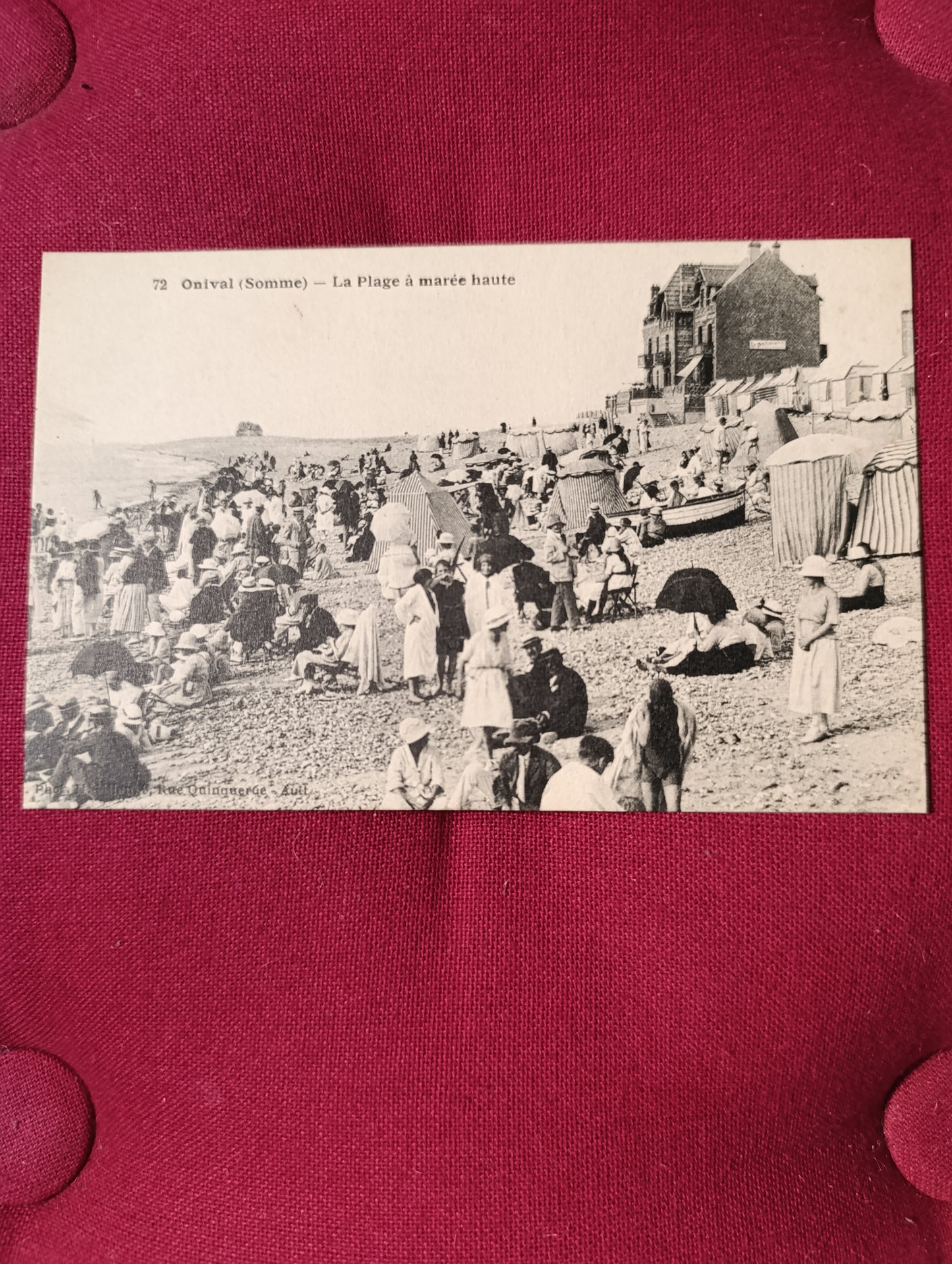 Onival (Somme) – La plage à marée haute