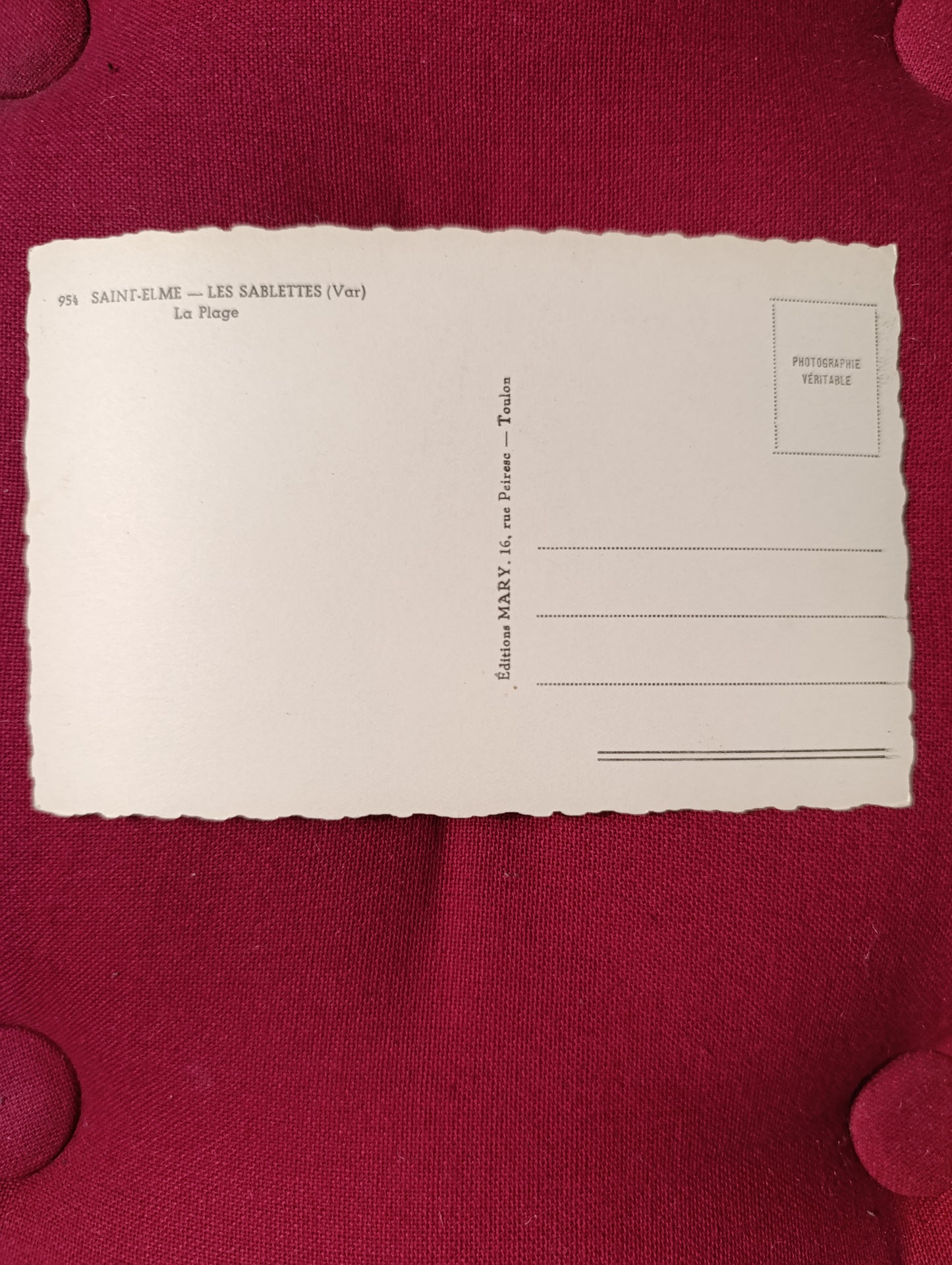 Saint-Elme – Les Sablettes (Var) – La Plage – Carte postale ancienne