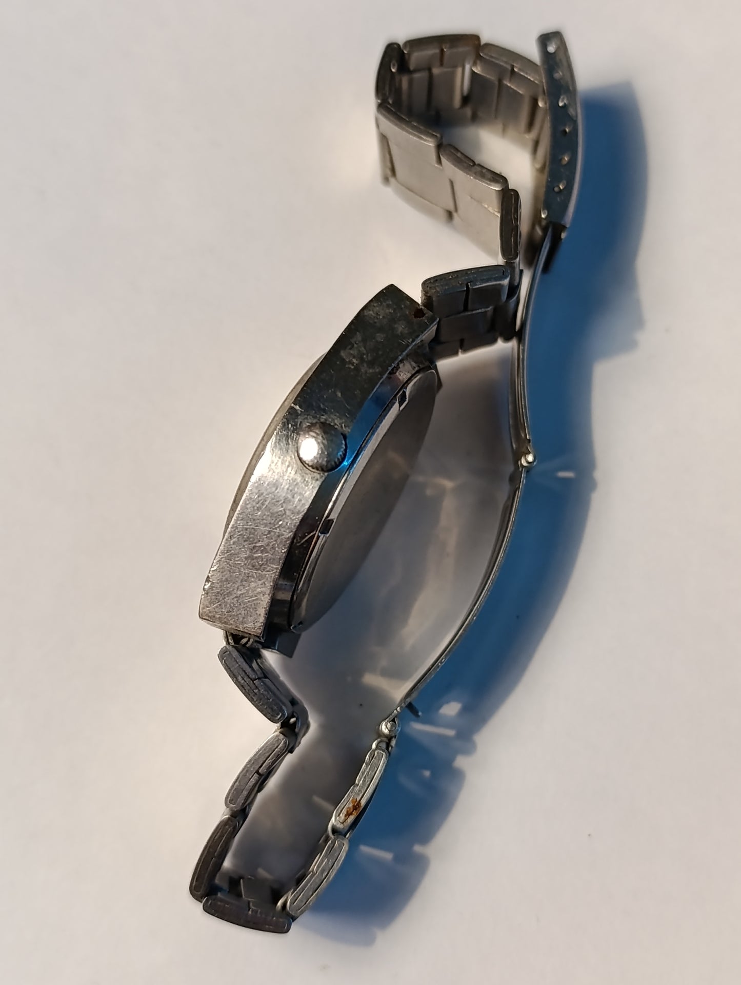 Montre Pontiac Pontitronic vintage acier avec jour