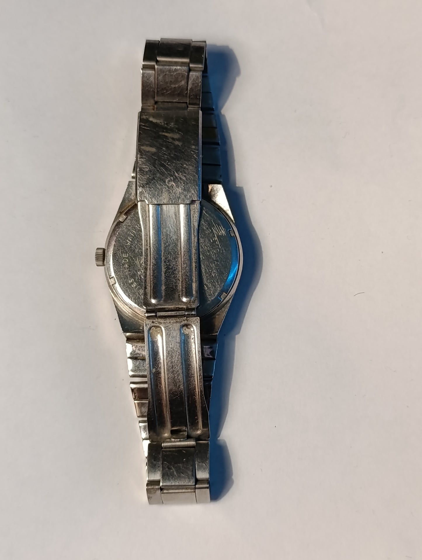 Montre Pontiac Pontitronic vintage acier avec jour