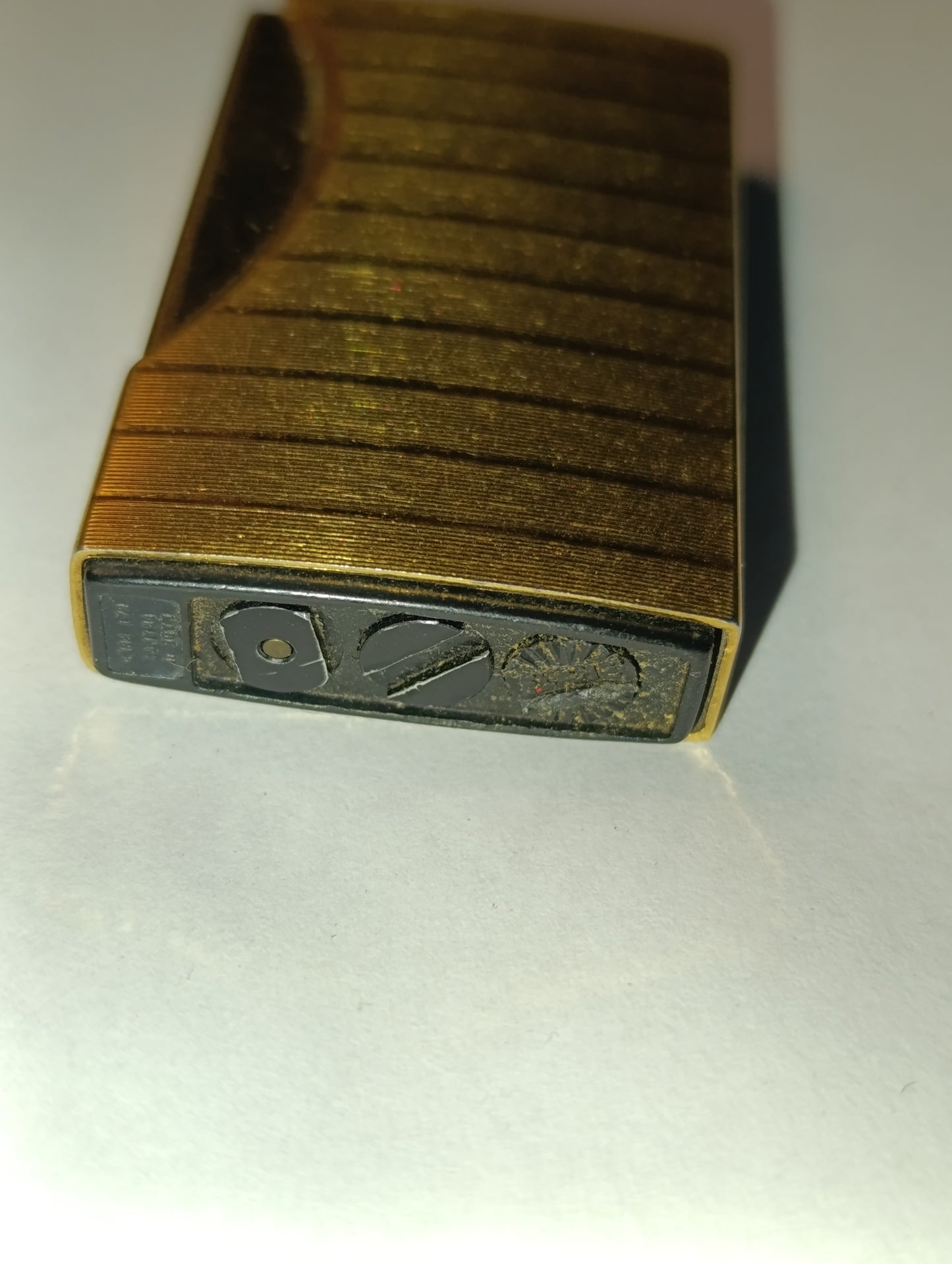 Briquet Flaminaire Paris vintage doré