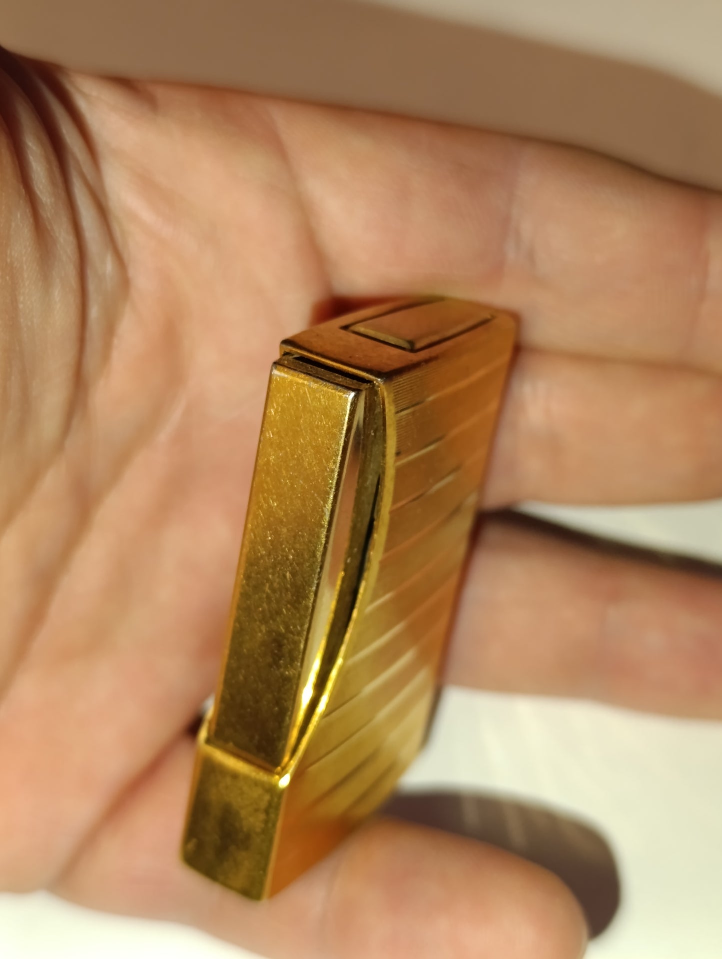 Briquet Flaminaire Paris vintage doré