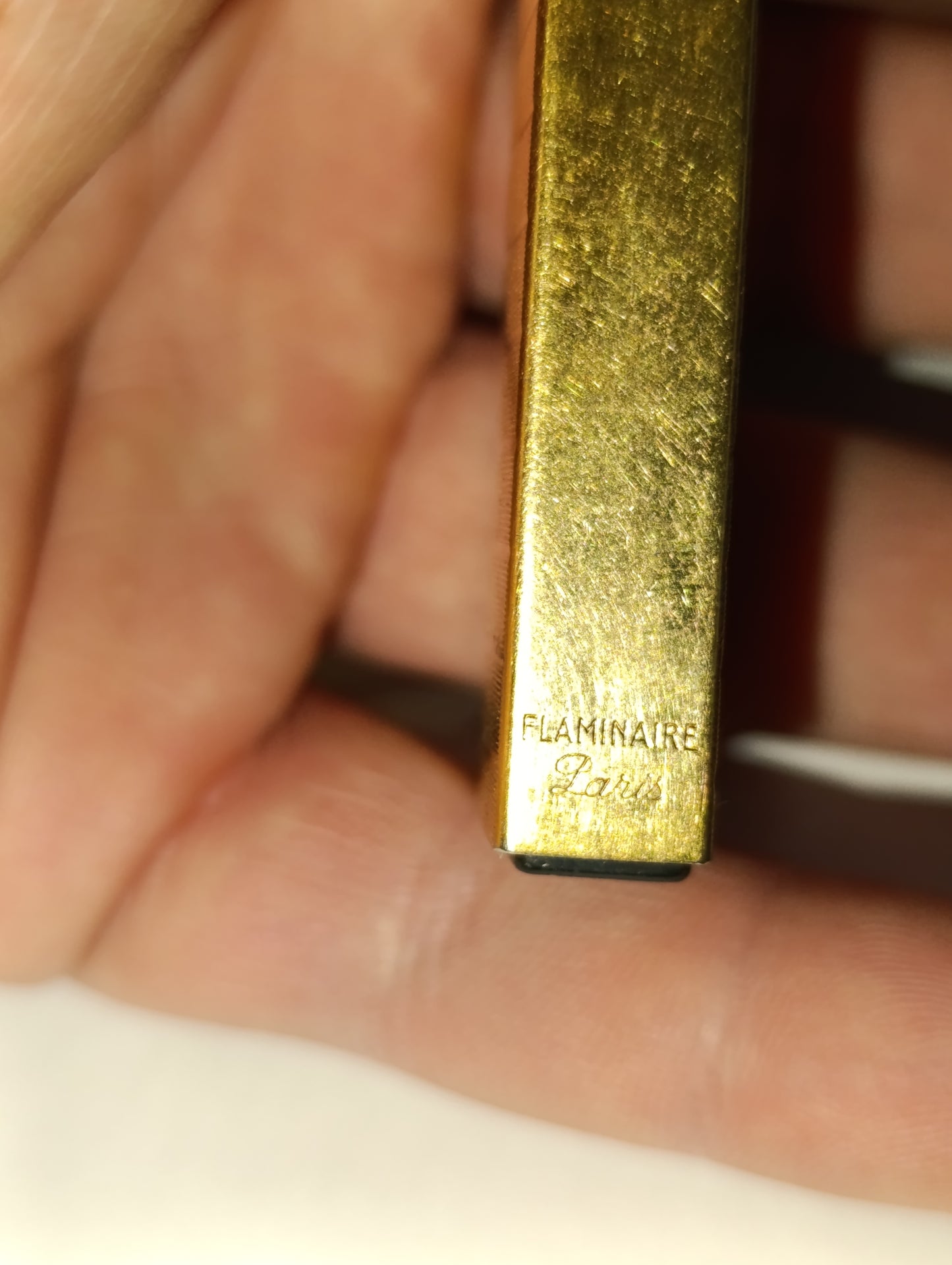 Briquet Flaminaire Paris vintage doré