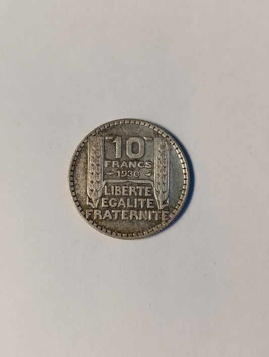 10 francs argent 1930 – Type Turin – République française