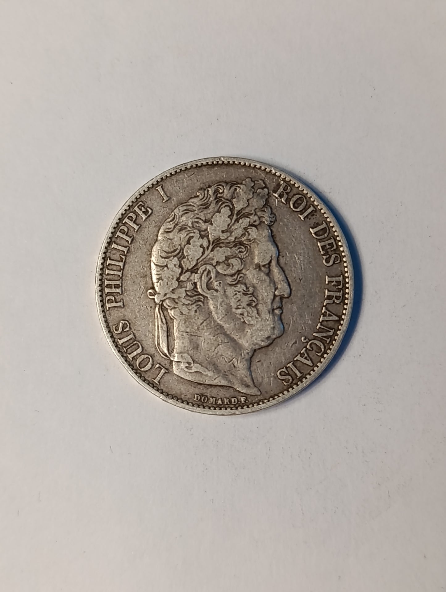 5 francs argent 1844 W – Louis-Philippe I – Atelier de Lille