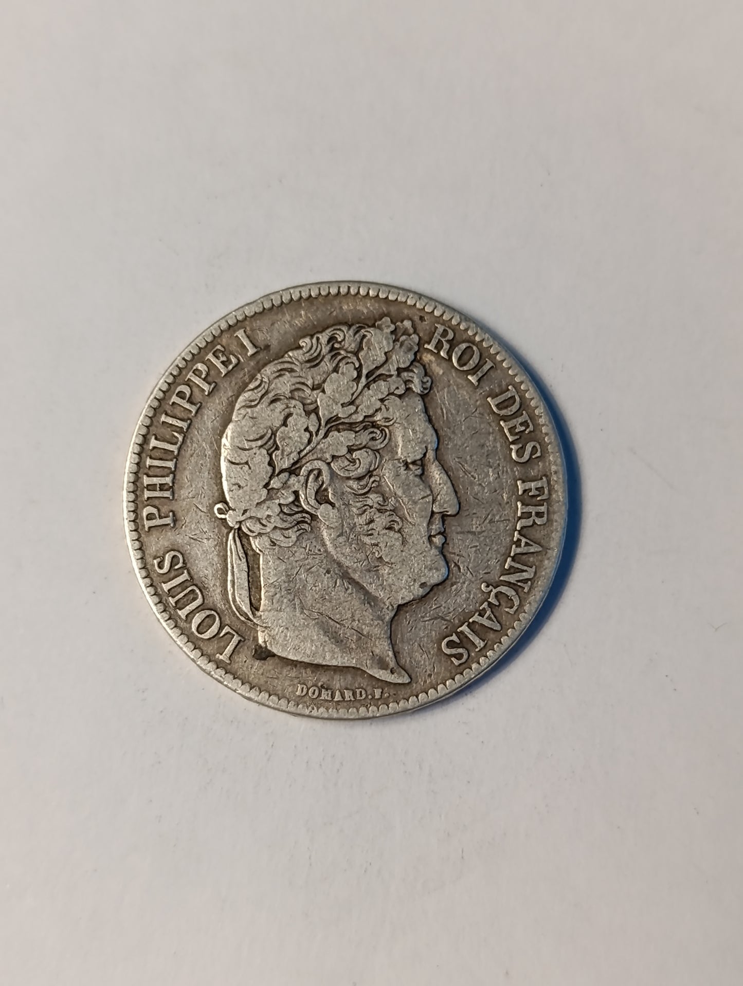 5 francs argent 1837 A – Louis-Philippe I – Atelier de Paris