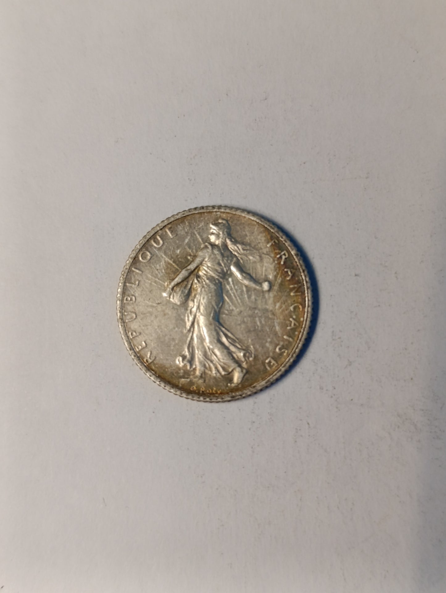 1 franc argent 1916 – Troisième République – Semeuse