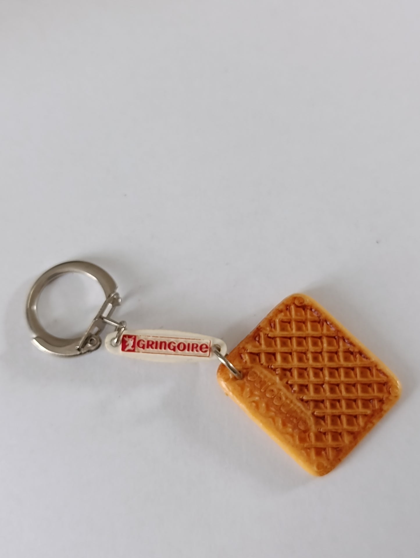 Porte-clés publicitaire ancien Gringoire biscuit petit-beurre