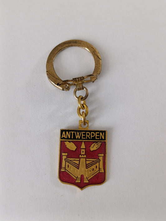 Porte-clés ancien Antwerpen / Anvers blason héraldique