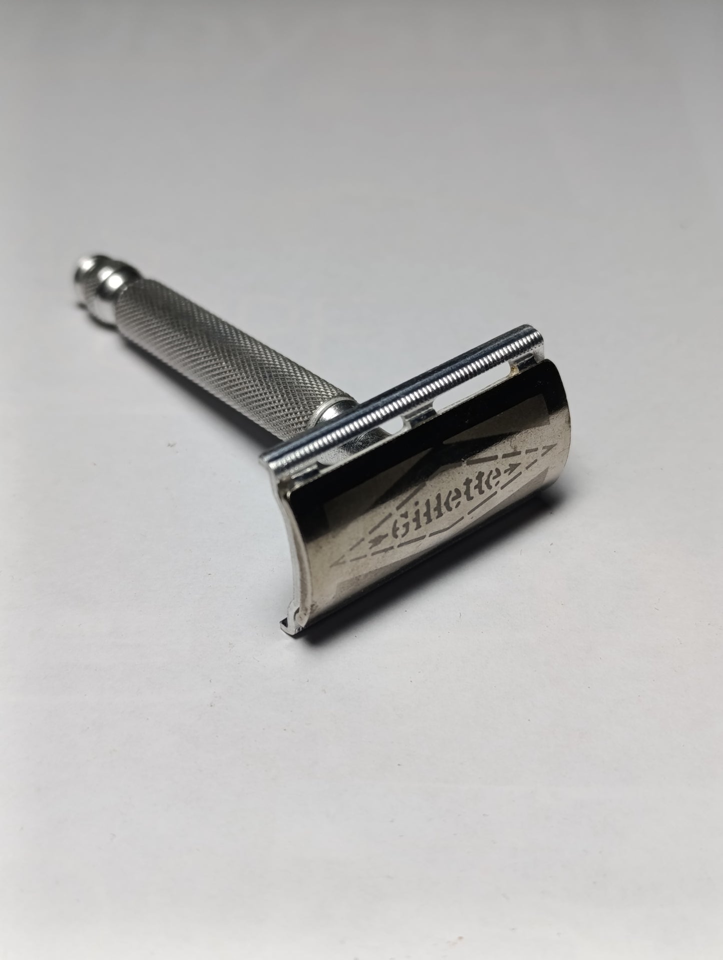 Gillette rasoir de sûreté vintage chromé Made in England