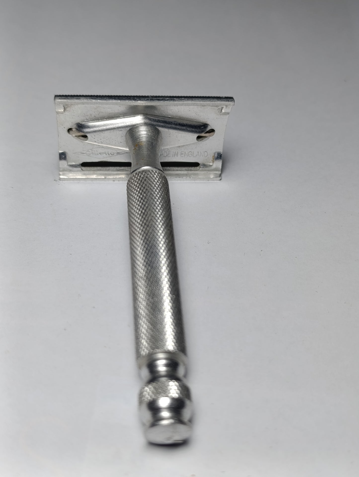 Gillette rasoir de sûreté vintage chromé Made in England