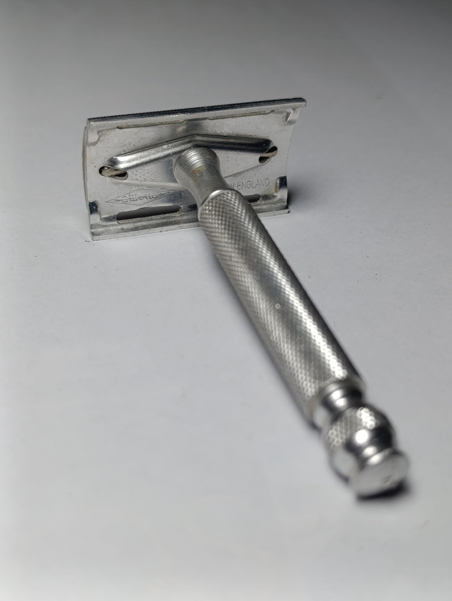 Gillette rasoir de sûreté vintage chromé Made in England