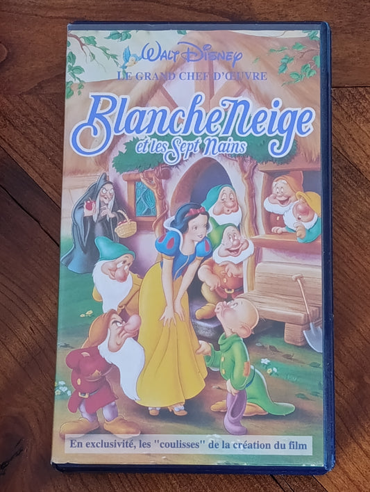 Cassette VHS Blanche-Neige et les Sept Nains Disney
