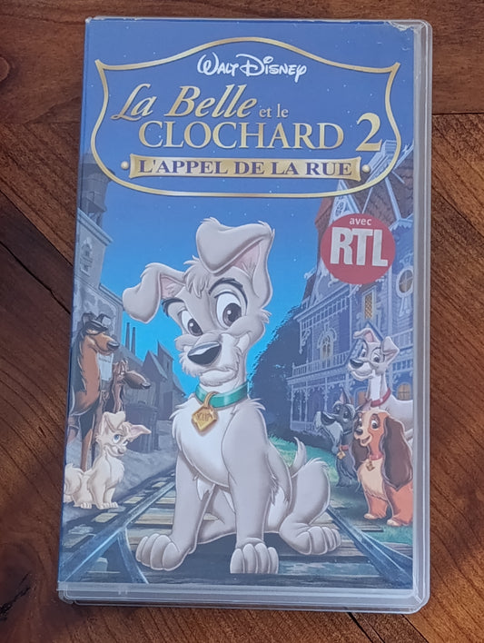 Cassette VHS La Belle et le Clochard 2 – L’appel de la rue Disney