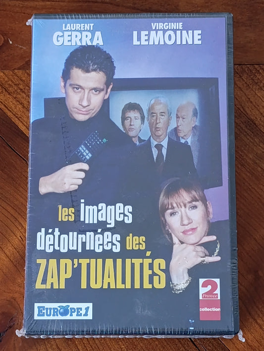 Cassette VHS Les Images détournées des Zap’TuAlités Laurent Gerra