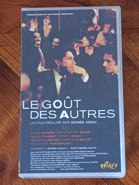 Cassette VHS Le Goût des Autres film français Agnès Jaoui Bacri