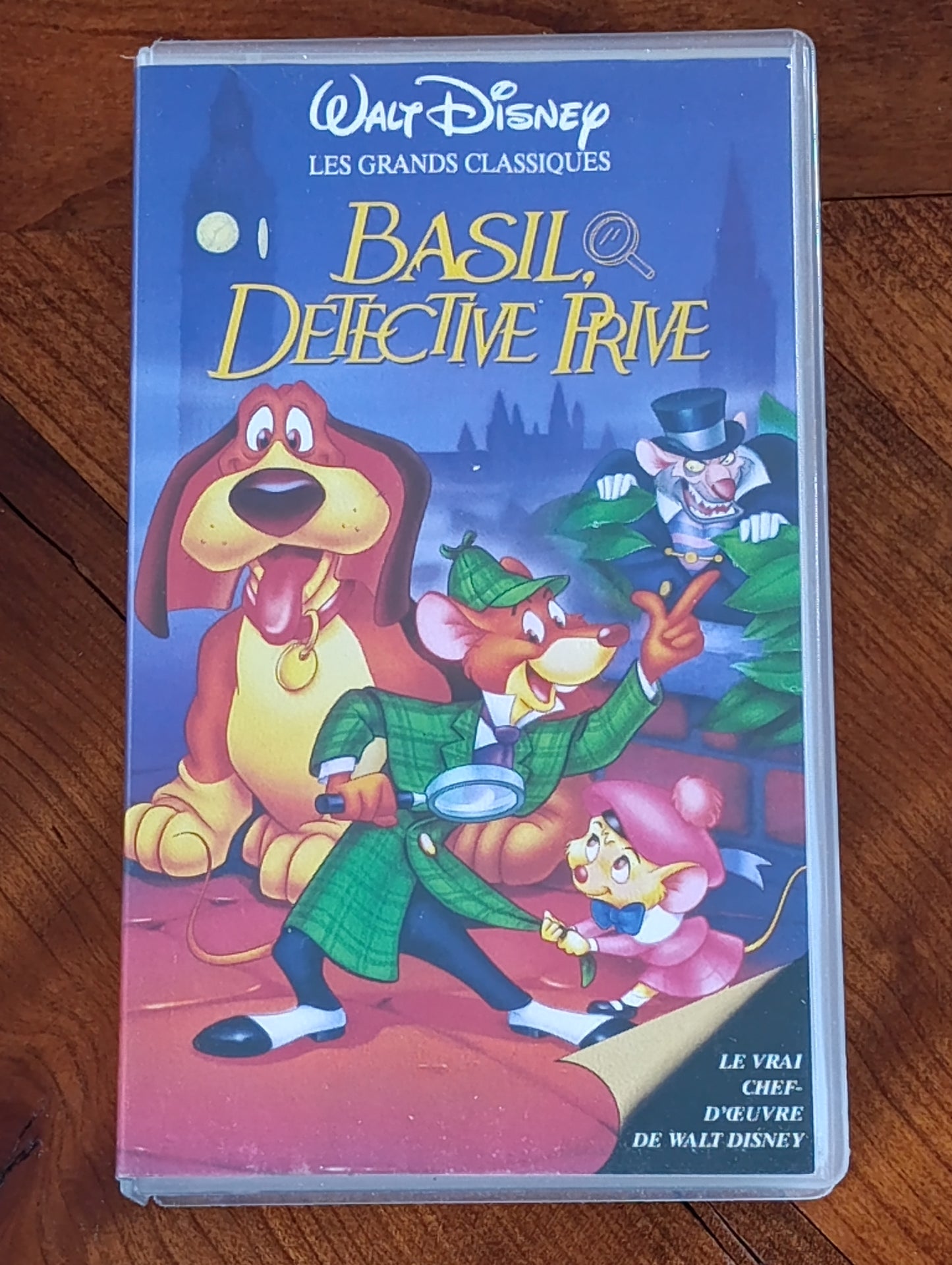 Cassette VHS Disney Basil détective privé Walt Disney les grands classiques dessin animé