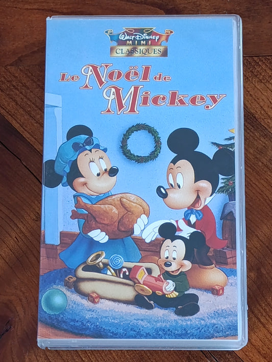 Cassette VHS Disney Le Noël de Mickey Walt Disney mini classiques dessin animé