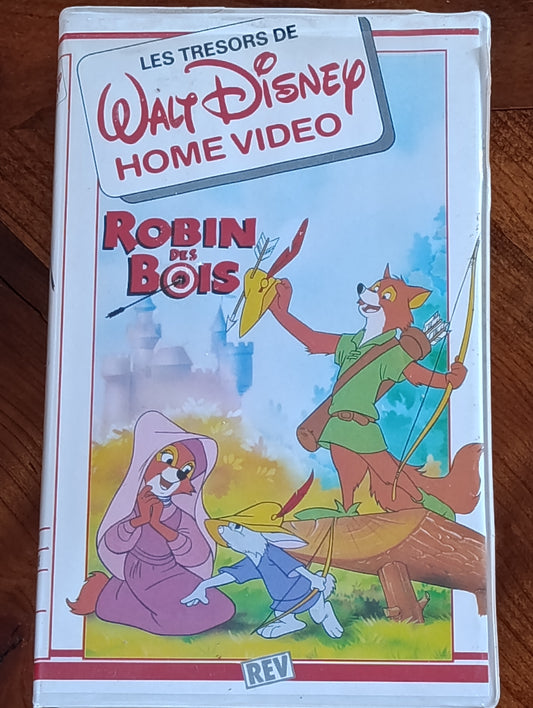 Cassette VHS Disney Robin des Bois Walt Disney Home Video dessin animé classique