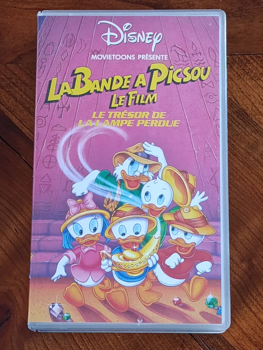 Cassette VHS Disney La Bande à Picsou le film Le trésor de la lampe perdue dessin animé