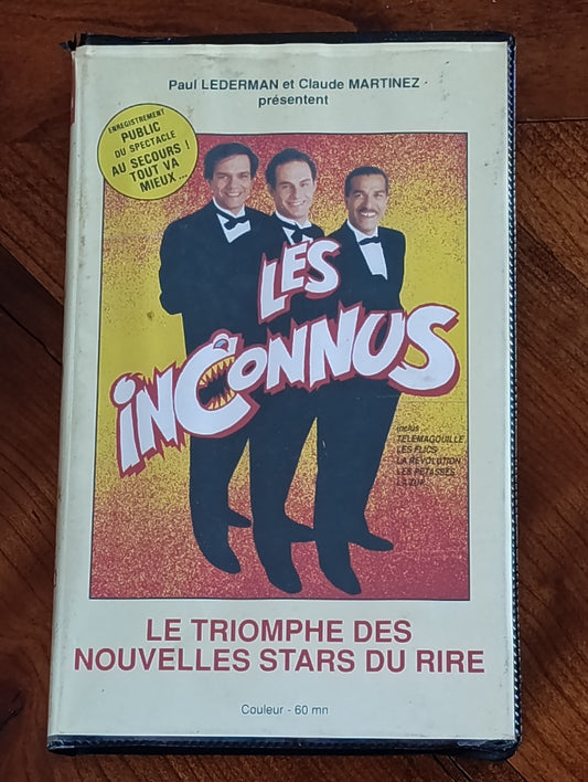 VHS Les Inconnus – Le triomphe des nouvelles stars du rire