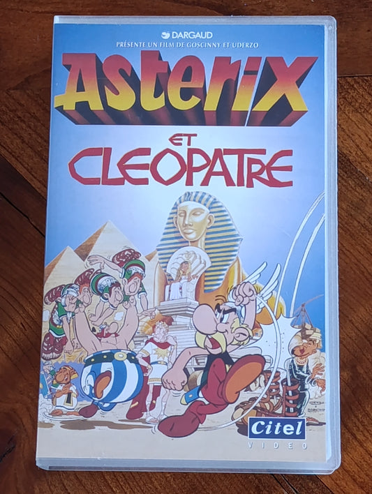 VHS Astérix et Cléopâtre dessin animé Dargaud Citel Video édition française