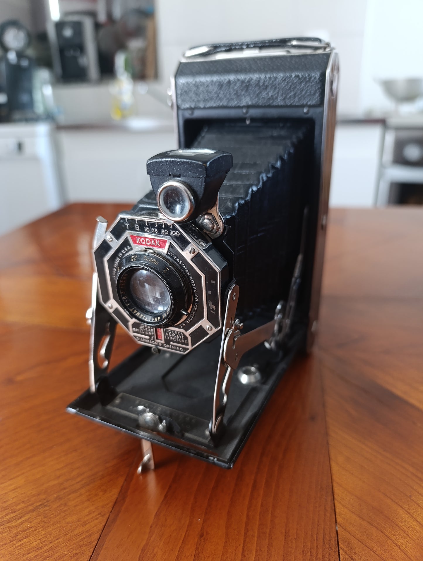 Appareil photo ancien Kodak à soufflet vintage années 1920 déco