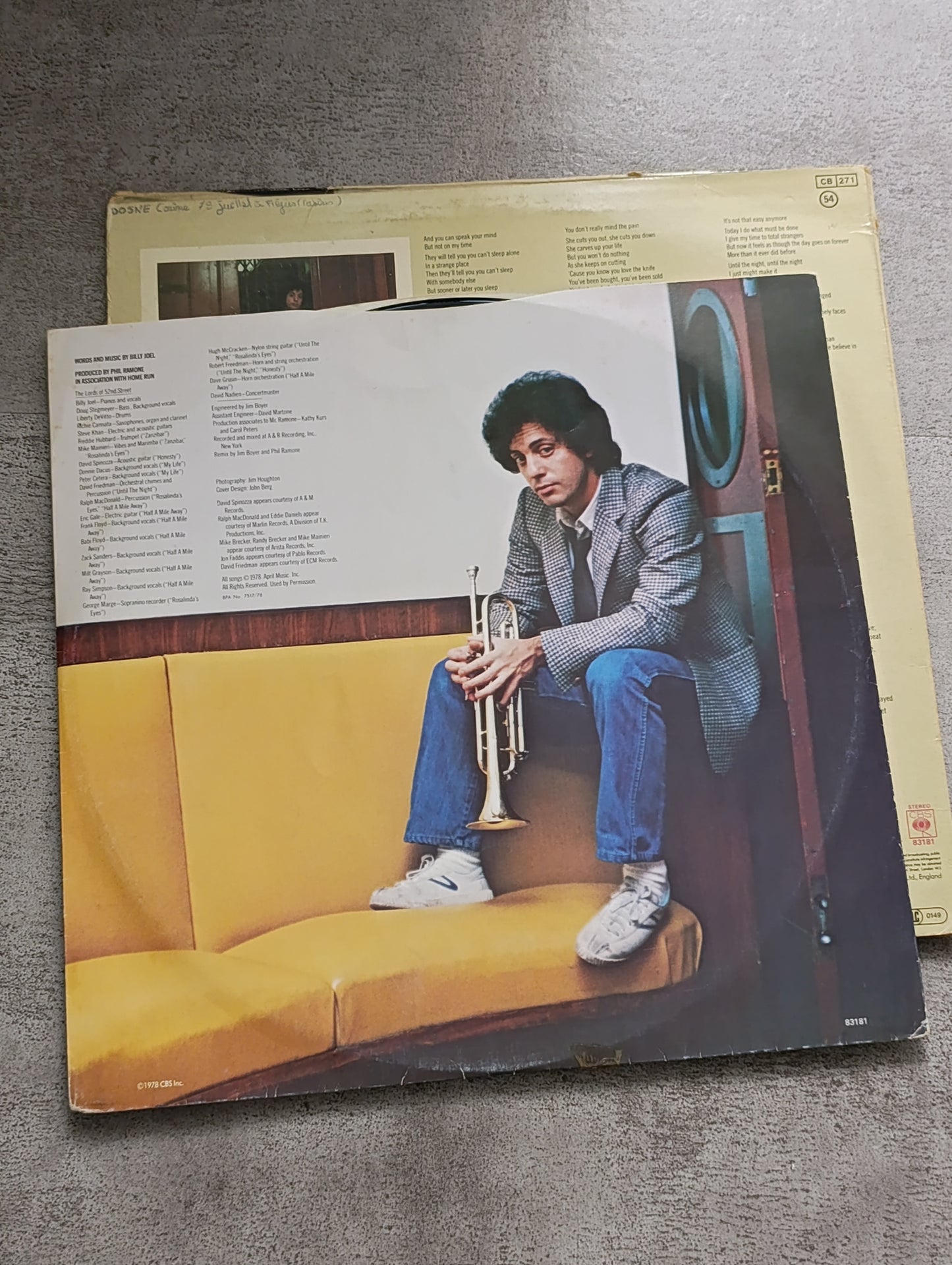 Vinyle 33T Billy Joel – 52nd Street (album culte avec hits)