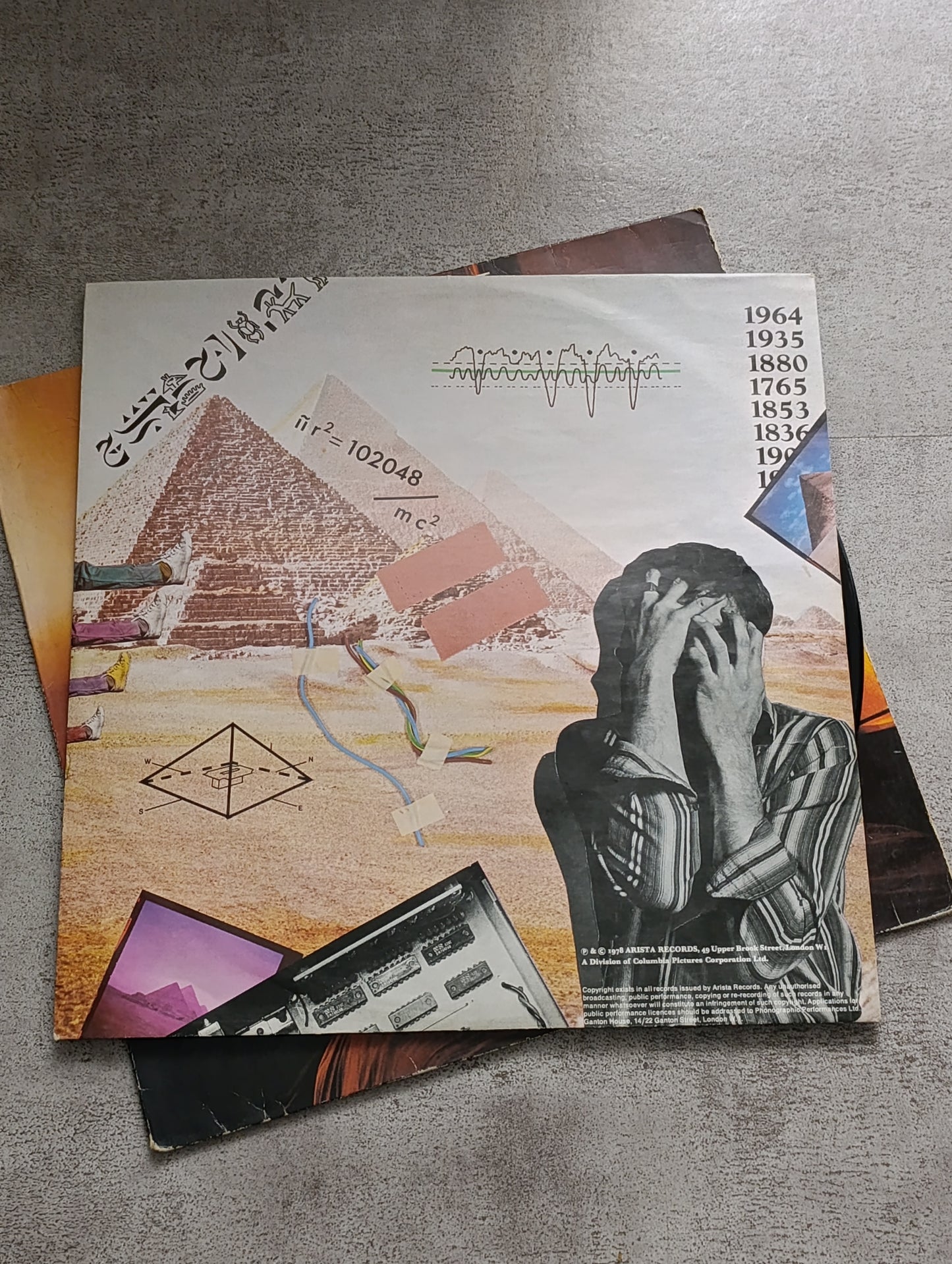 Vinyle 33T The Alan Parsons Project – Pyramid (album culte rock progressif)