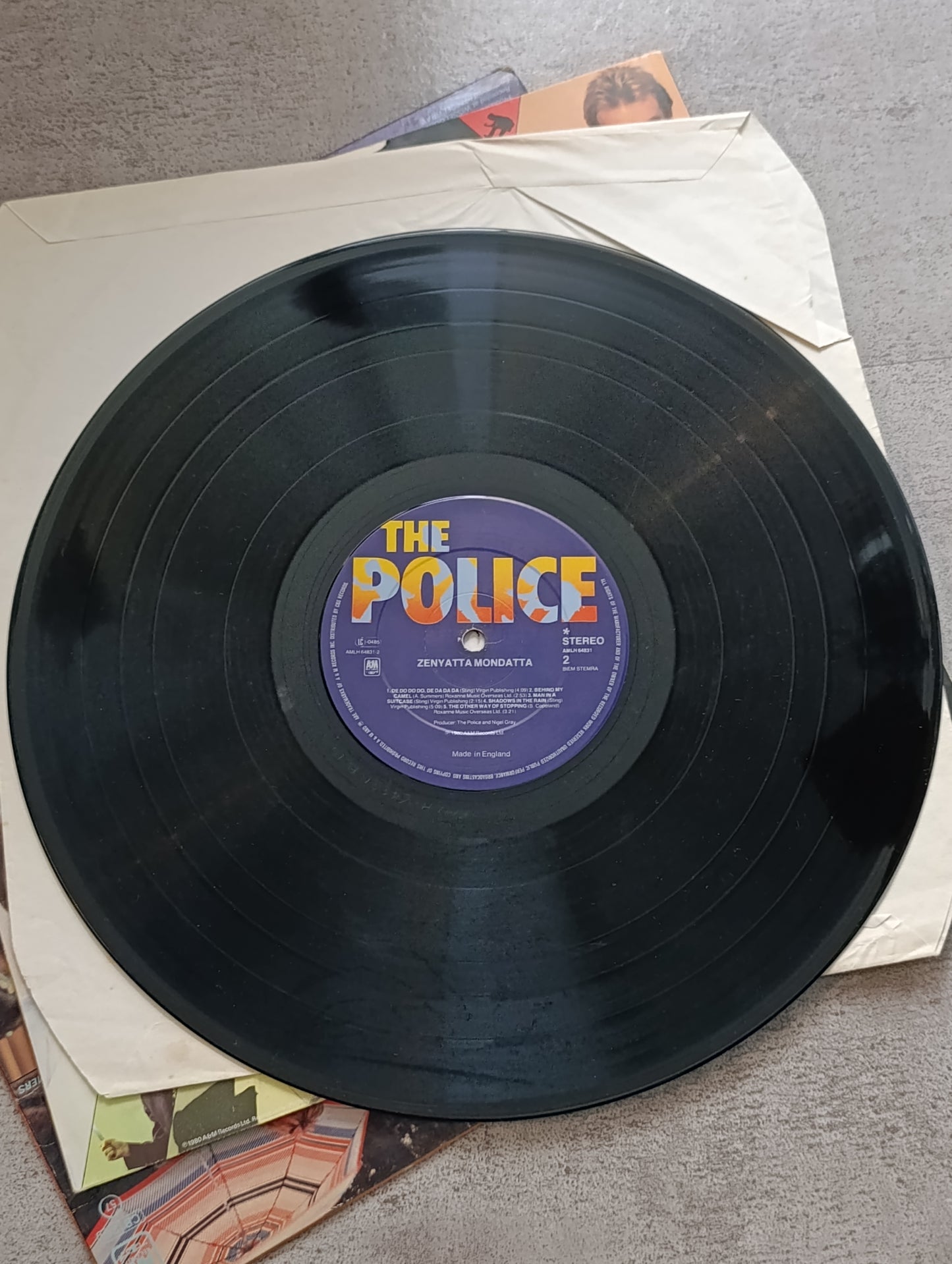 Vinyle 33T The Police – Zenyatta Mondatta (album culte new wave)