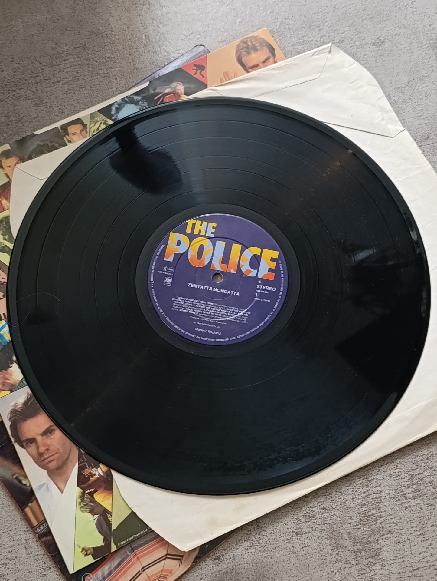 Vinyle 33T The Police – Zenyatta Mondatta (album culte new wave)