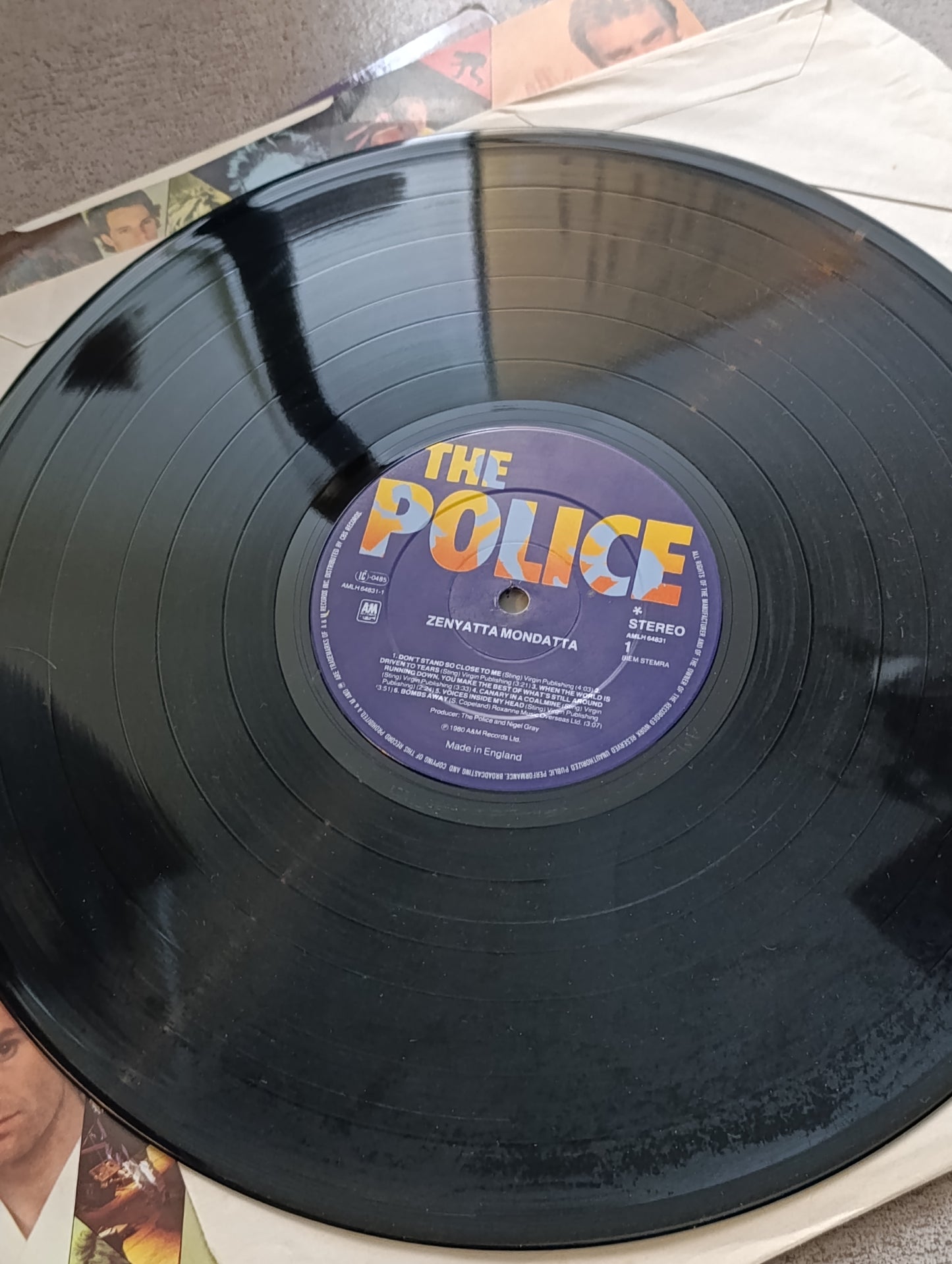 Vinyle 33T The Police – Zenyatta Mondatta (album culte new wave)