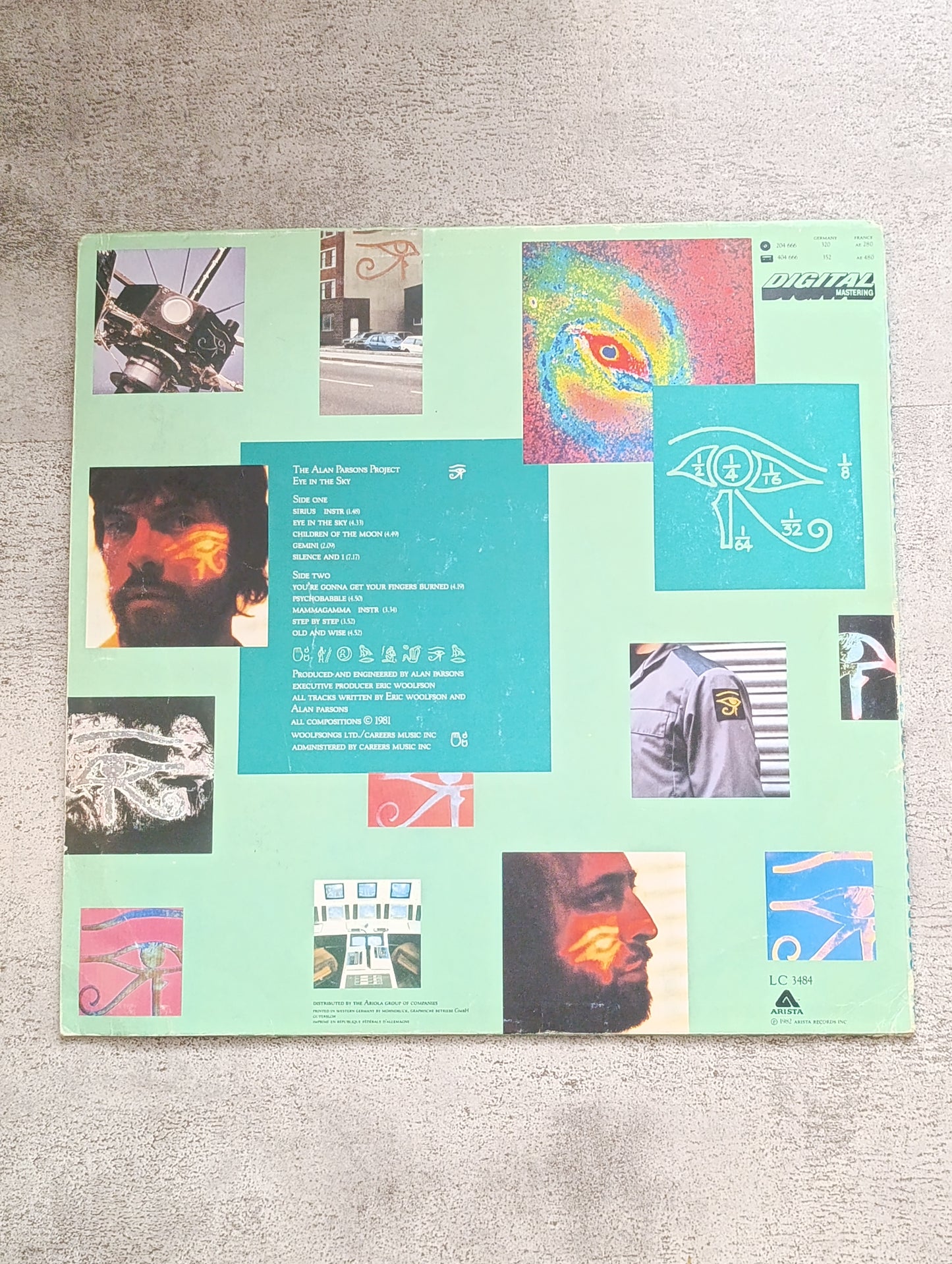 Vinyle 33T The Alan Parsons Project – Eye in the Sky (album culte)