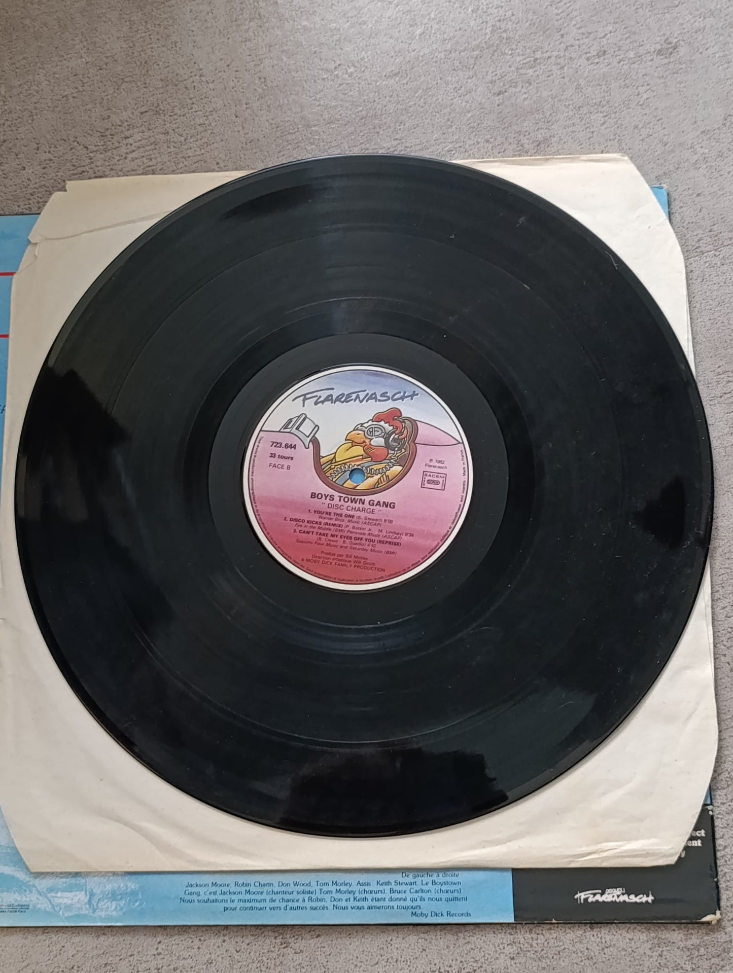 Vinyle 33T Boys Town Gang – Disc Charge (disco / funk)