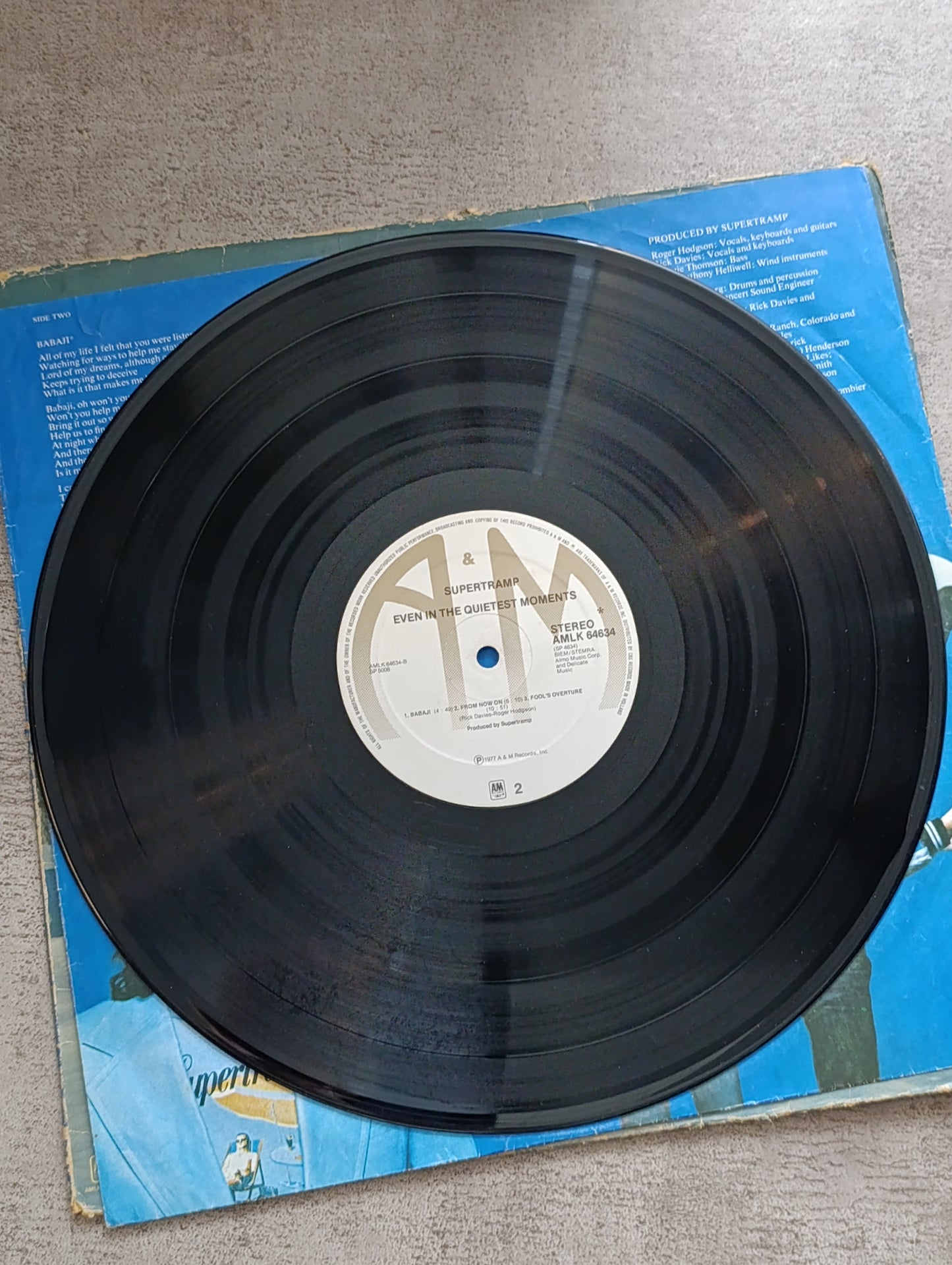 Vinyle 33T Supertramp – Even in the Quietest Moments... (album culte rock)