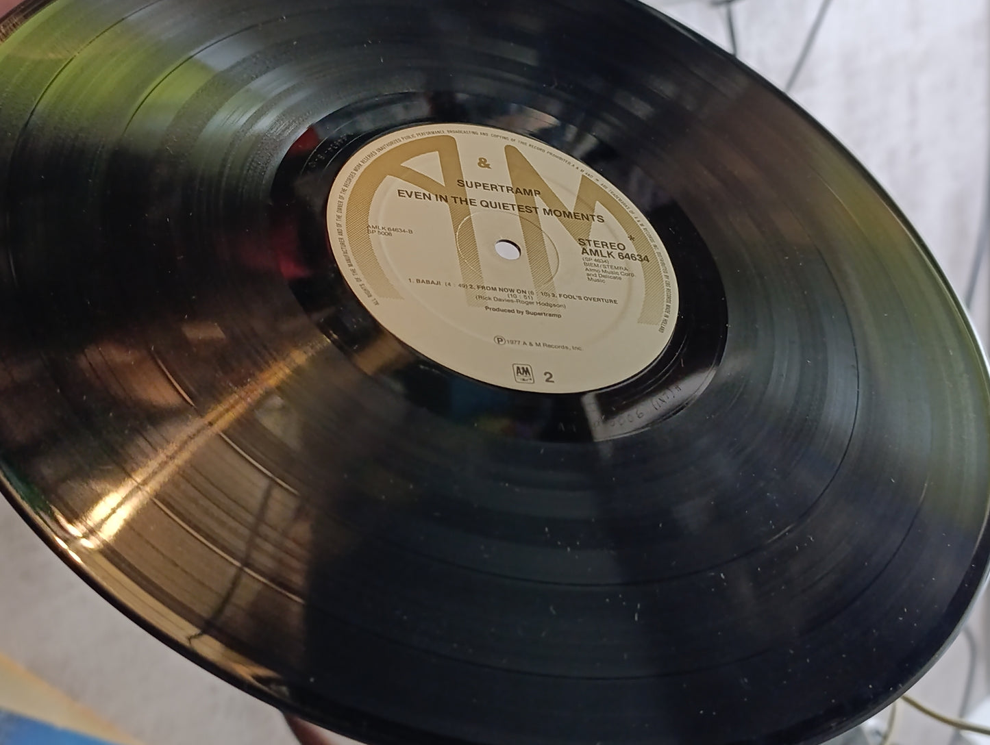 Vinyle 33T Supertramp – Even in the Quietest Moments... (album culte rock)