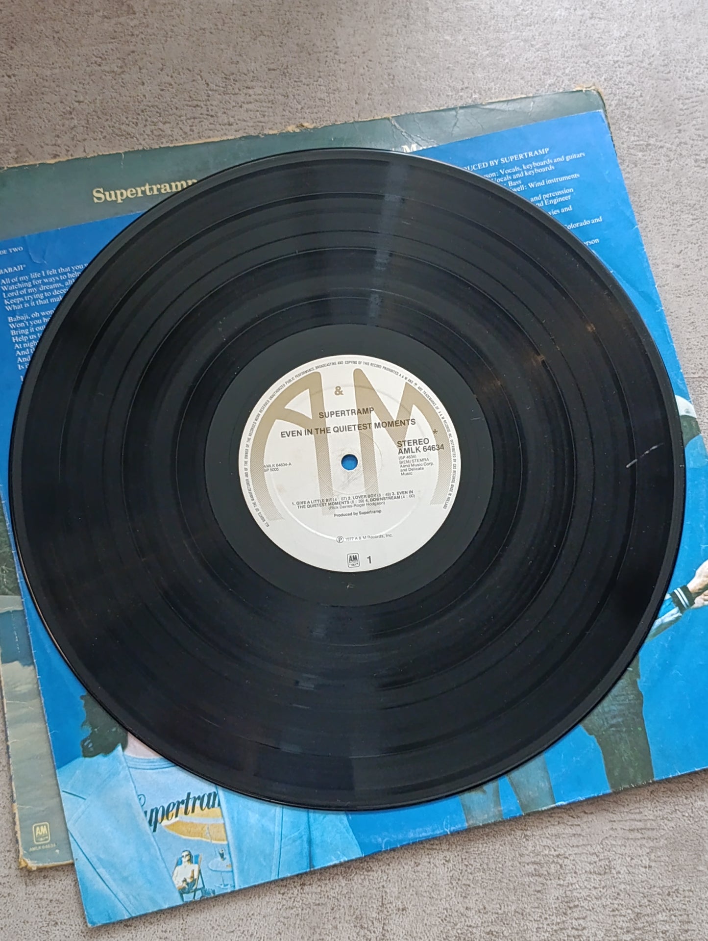 Vinyle 33T Supertramp – Even in the Quietest Moments... (album culte rock)