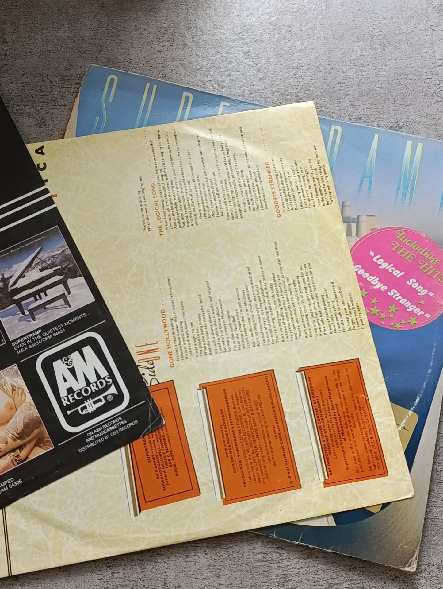Vinyle 33T Supertramp – Breakfast in America (album culte + sticker original)