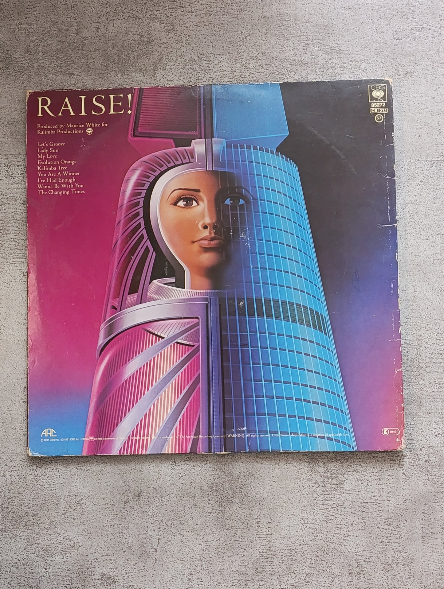 Vinyle 33T Earth, Wind & Fire – Raise! (inclut Let’s Groove)