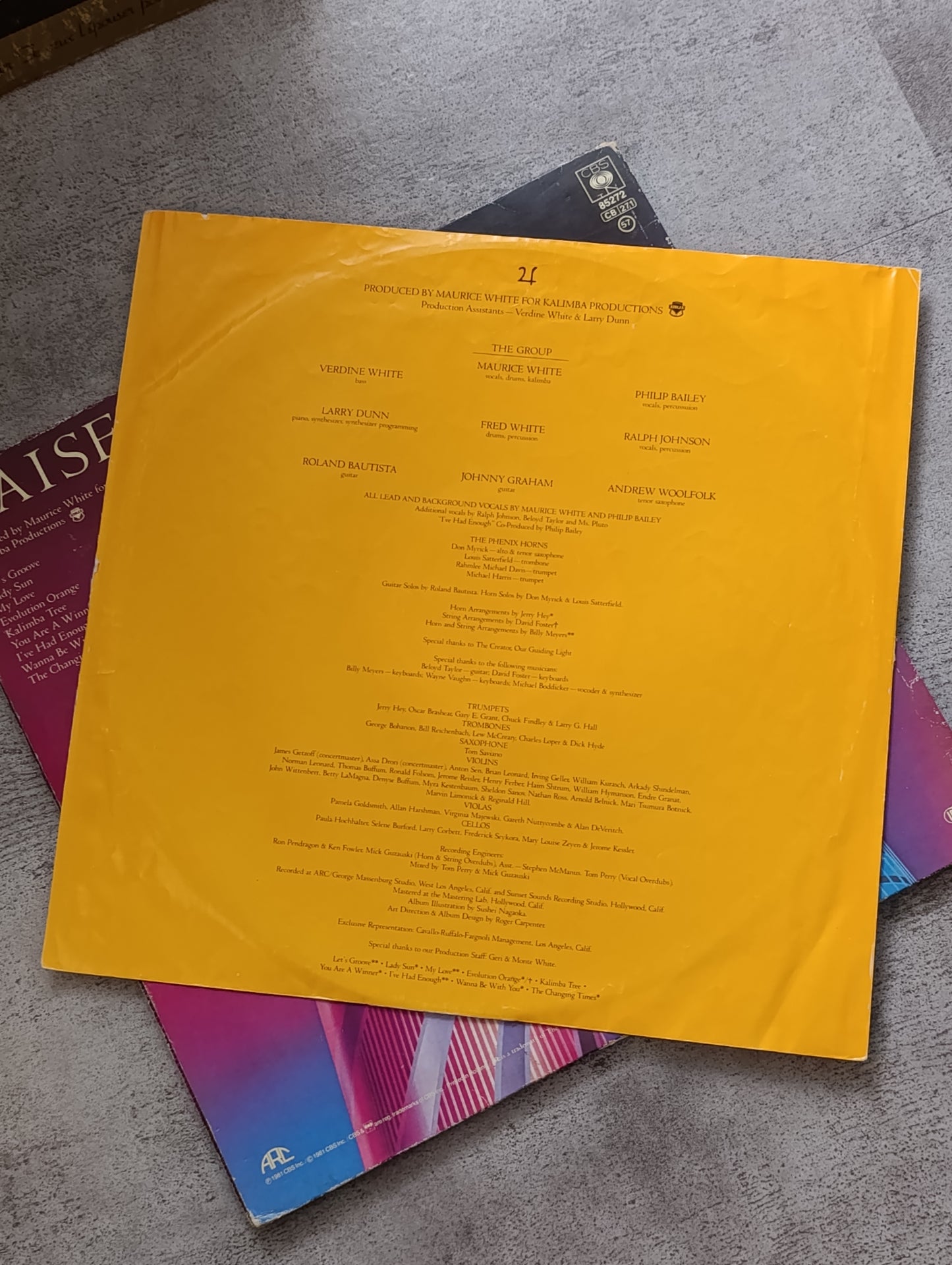 Vinyle 33T Earth, Wind & Fire – Raise! (inclut Let’s Groove)