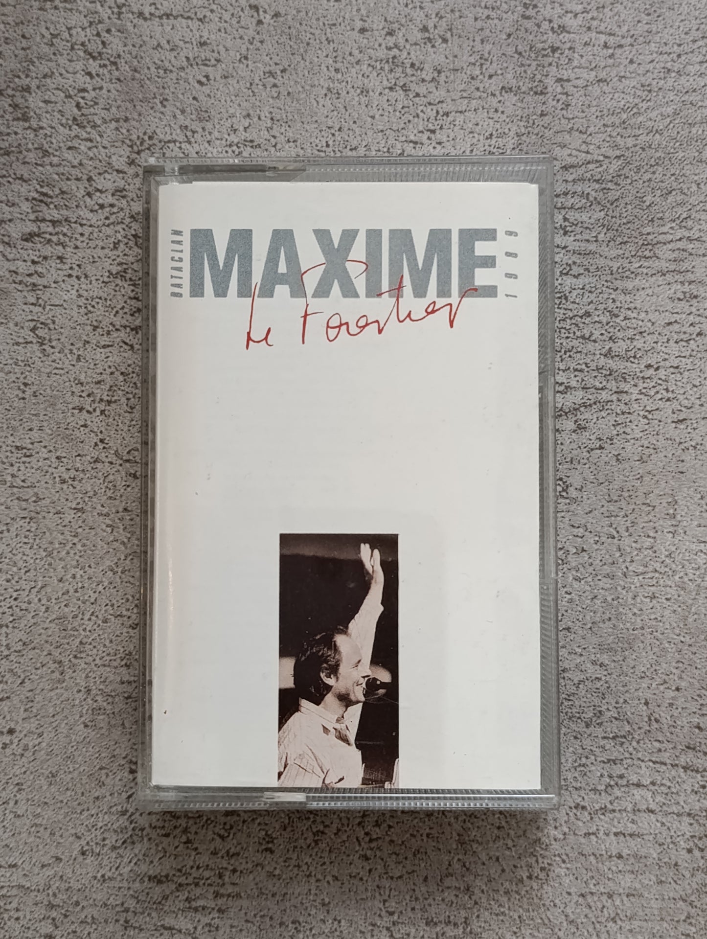Cassette audio Maxime Le Forestier 1988 vintage chanson française collection