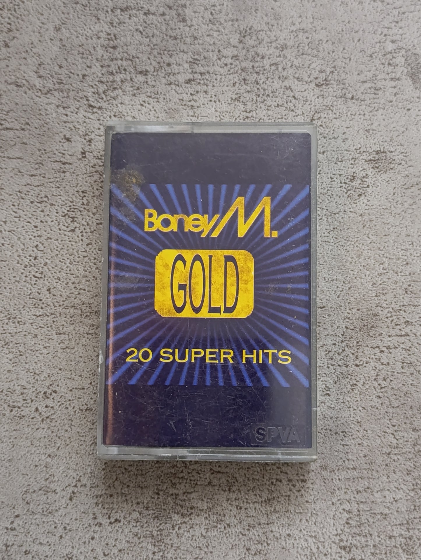 Cassette audio Boney M Gold 20 Super Hits vintage disco collection