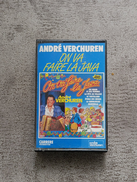 Cassette audio André Verchuren On va faire la Java vintage musette accordéon