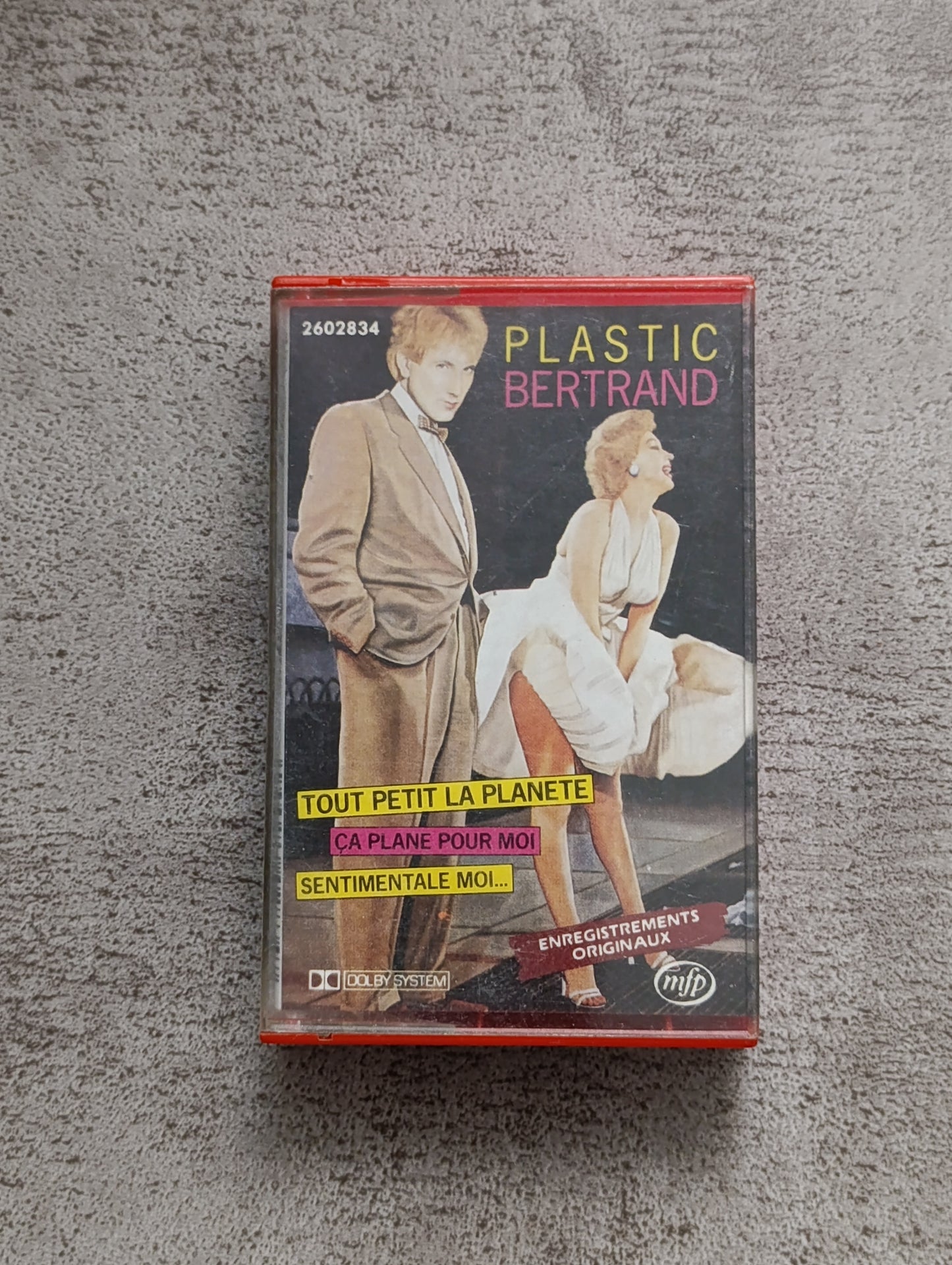 Cassette audio Plastic Bertrand Tout Petit La Planète Ça plane pour moi vintage pop rock
